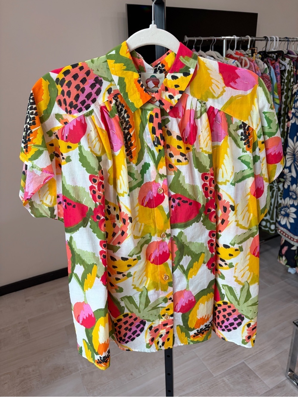 Farm Rio: FRUITS PARADISE SHIRT
OFF-WHITE
